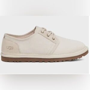 UGG Men’s Neumel Low Canvas Plush Lined Lace Up Shoes Size 8 NWOB